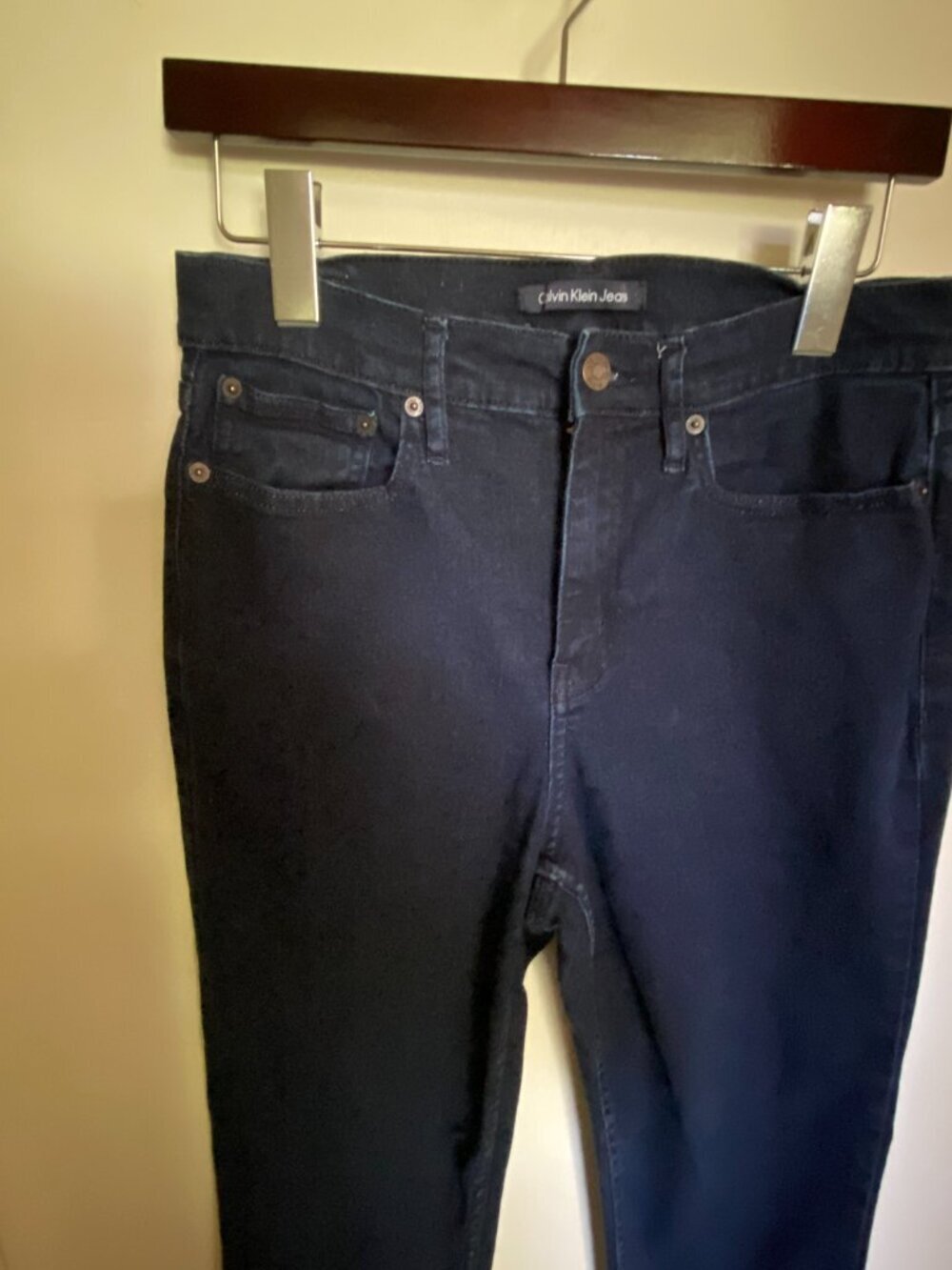 Calvin Klein Jeans Dark Wash Skinny Jeans Size 10 Stretch Denim